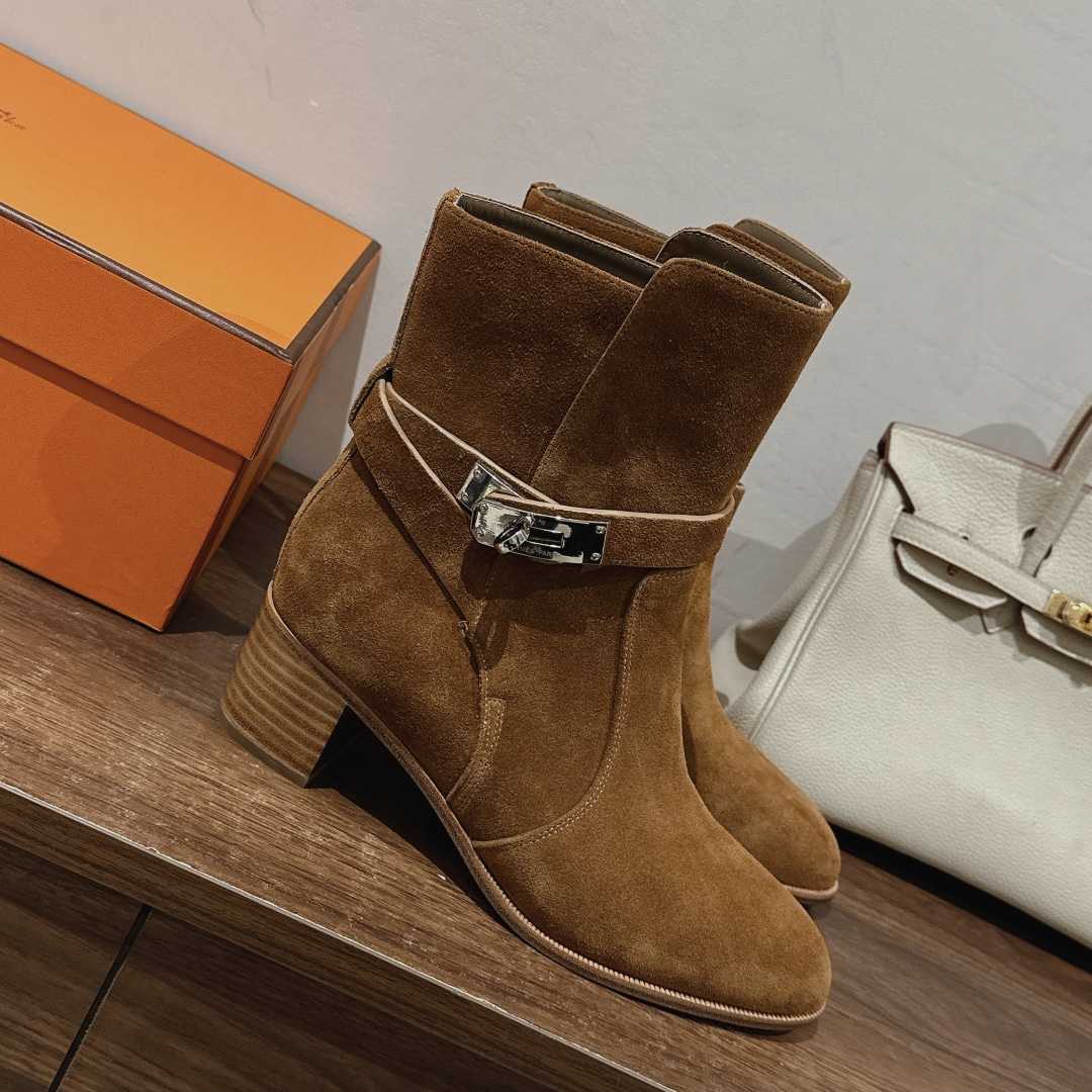 Hermes Frenchie 50 Ankle Boot - DesignerGu