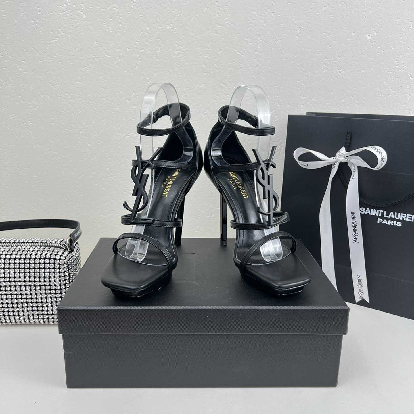 Saint Laurent Cassandra Sandals - DesignerGu