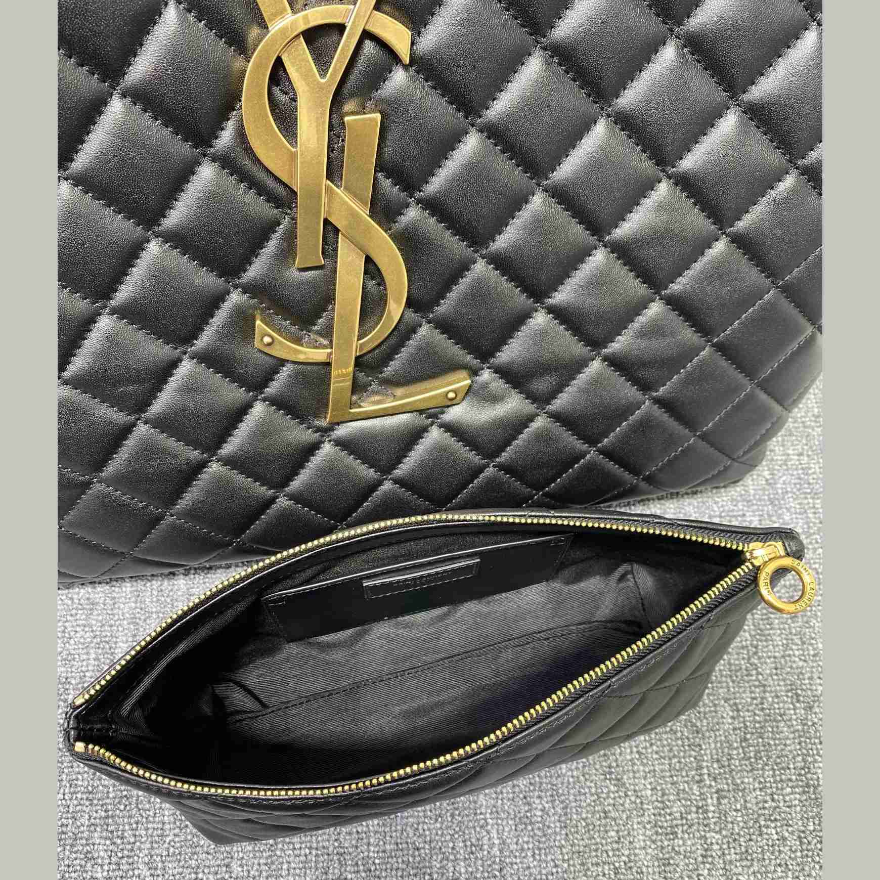 Saint Laurent Icare Maxi Shopping Bag In Quilted Lambskin - DesignerGu