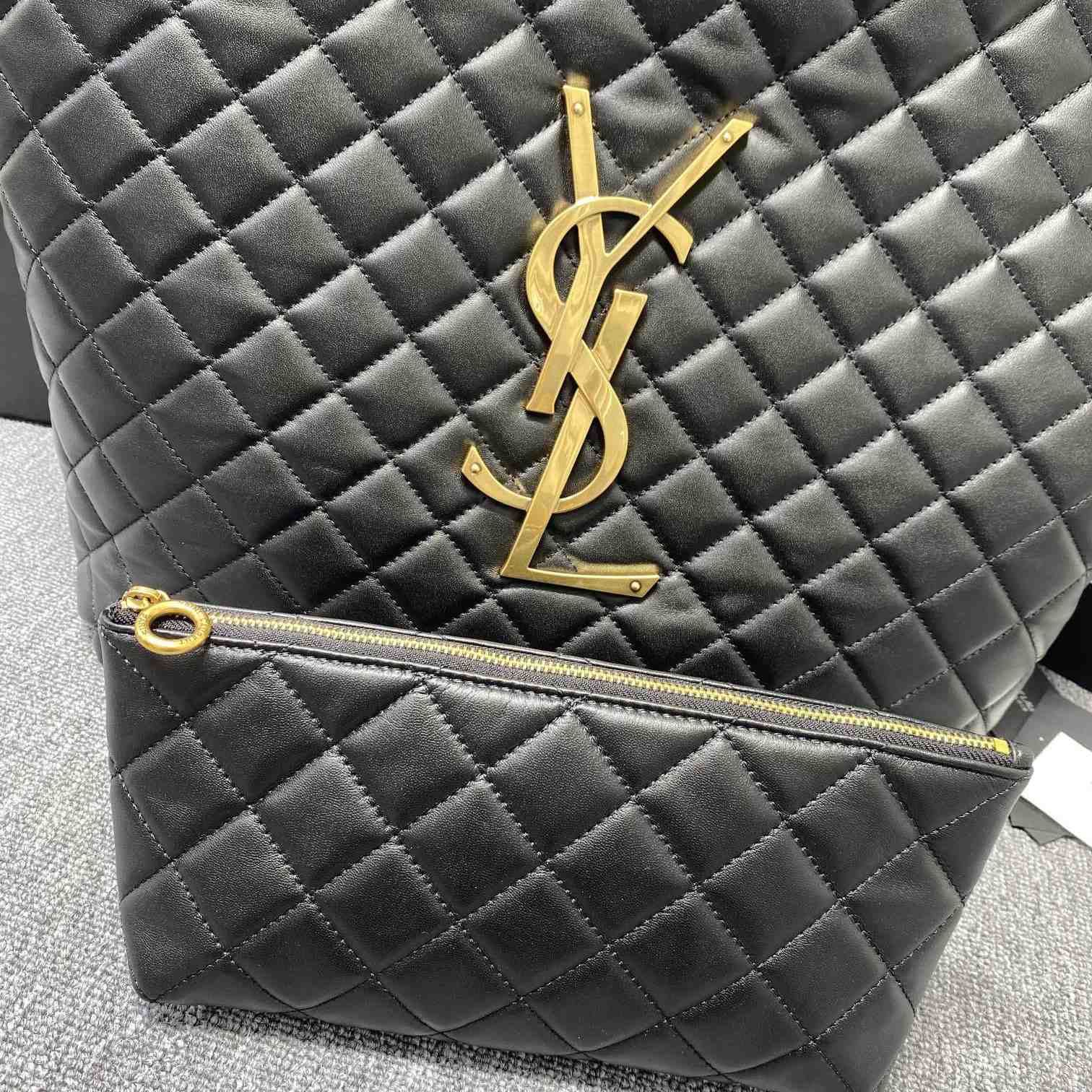 Saint Laurent Icare Maxi Shopping Bag In Quilted Lambskin - DesignerGu