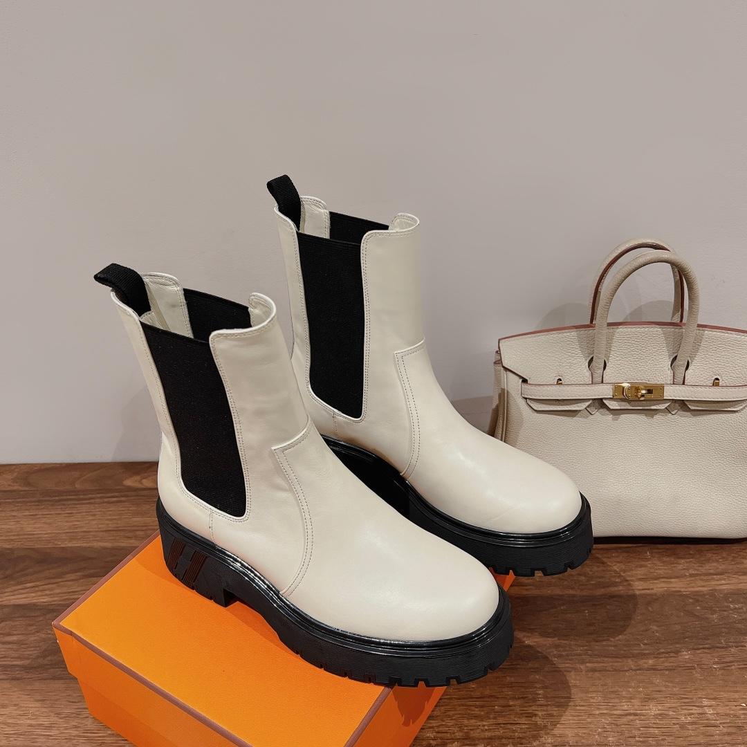 Hermes Harrow Ankle Boot - DesignerGu