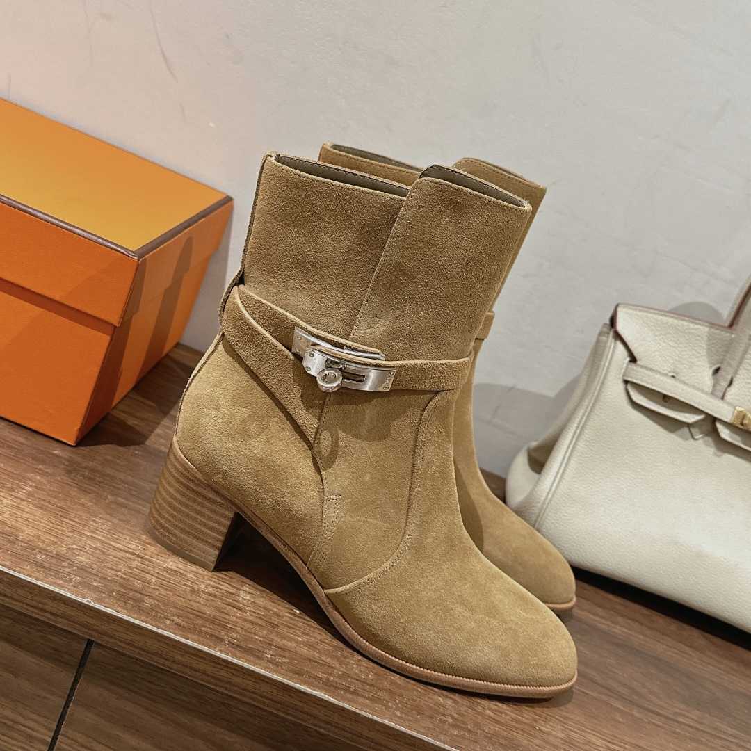 Hermes Frenchie 50 Ankle Boot - DesignerGu