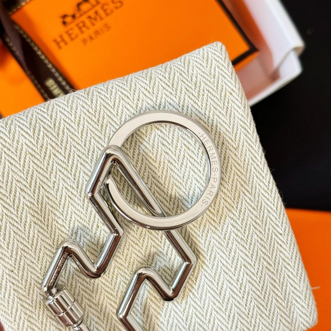 Hermes H Too Speed Key Ring - DesignerGu