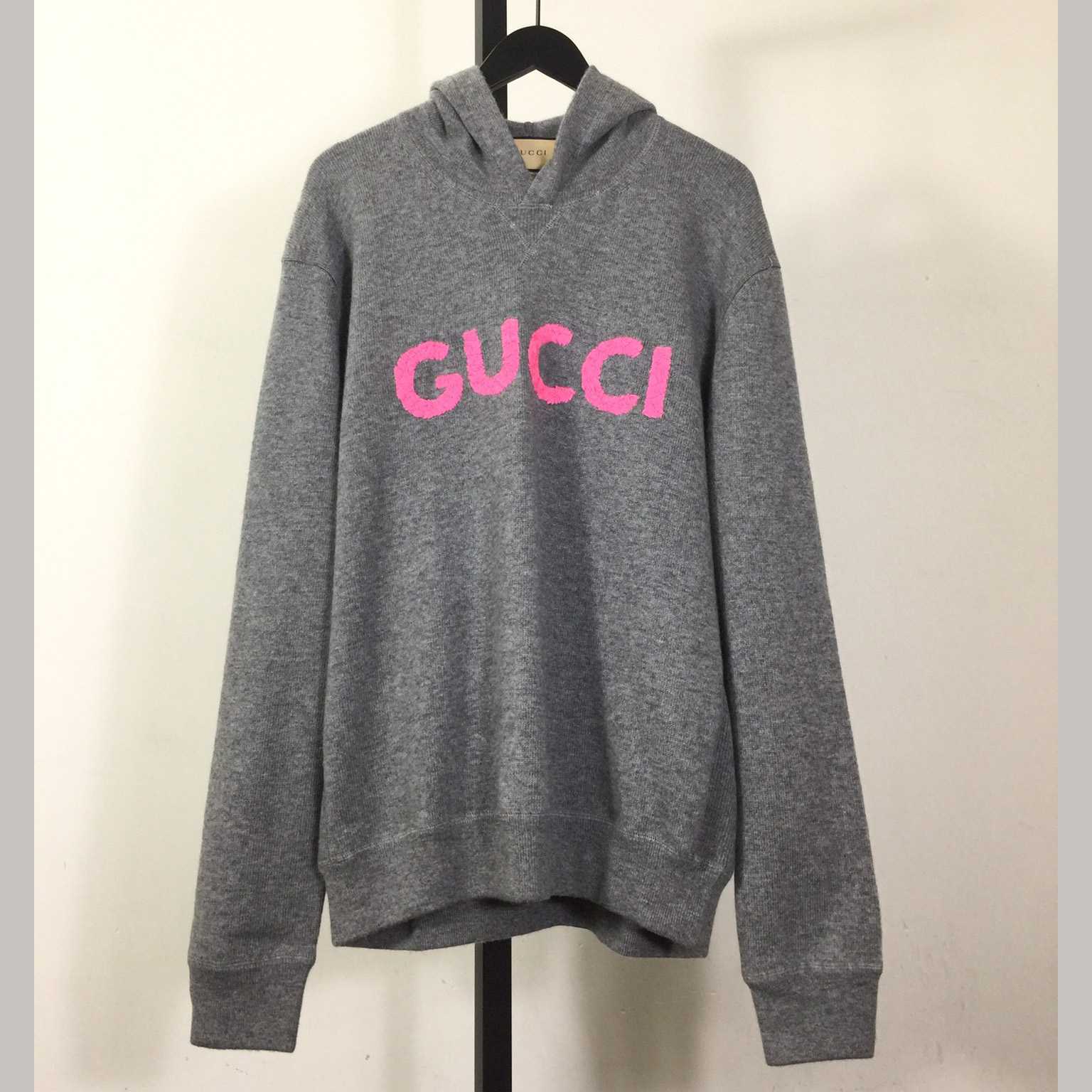 Gucci Wool Hooded Sweatshirt - DesignerGu