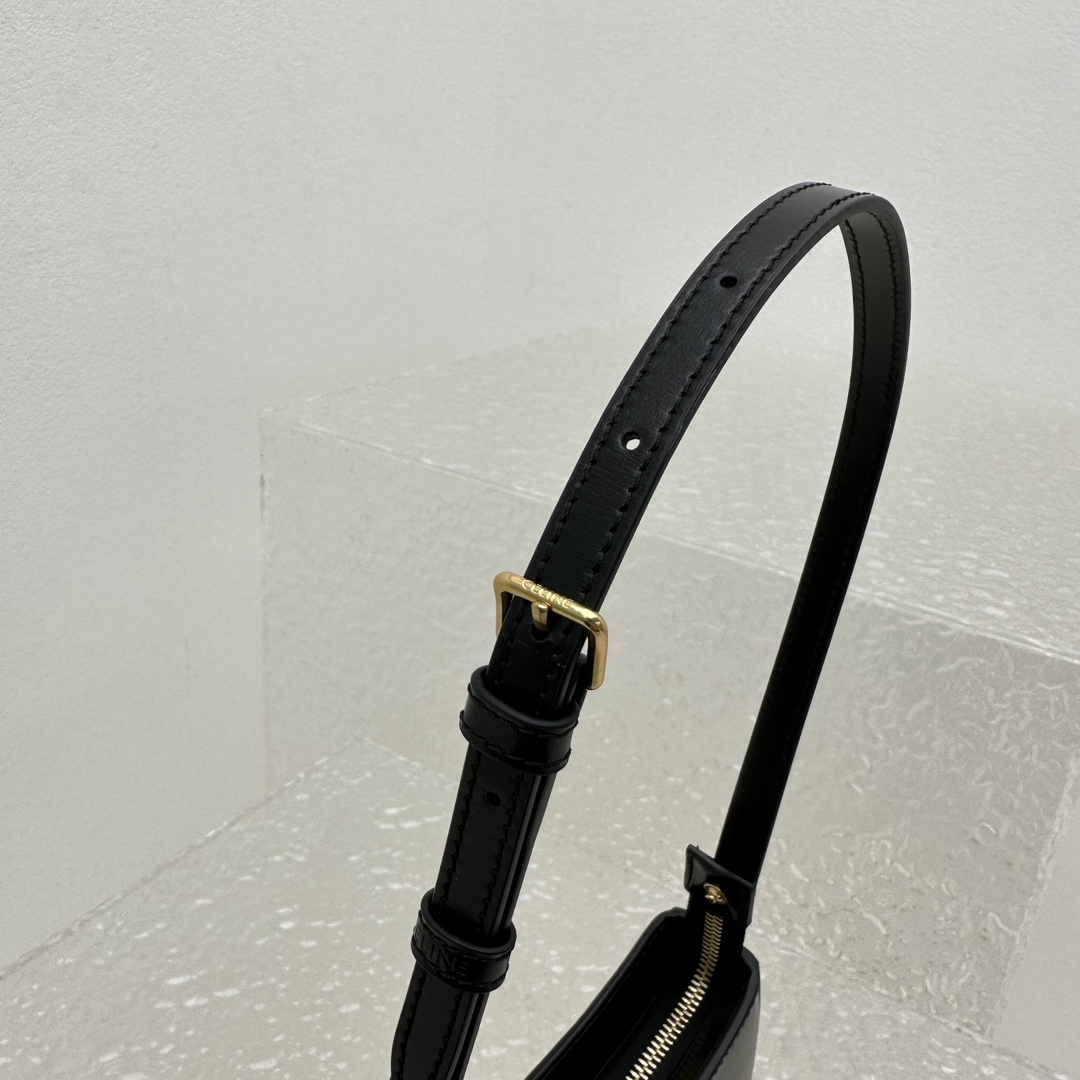 Celine Medium Tilly Bag In Shiny Calfskin - DesignerGu