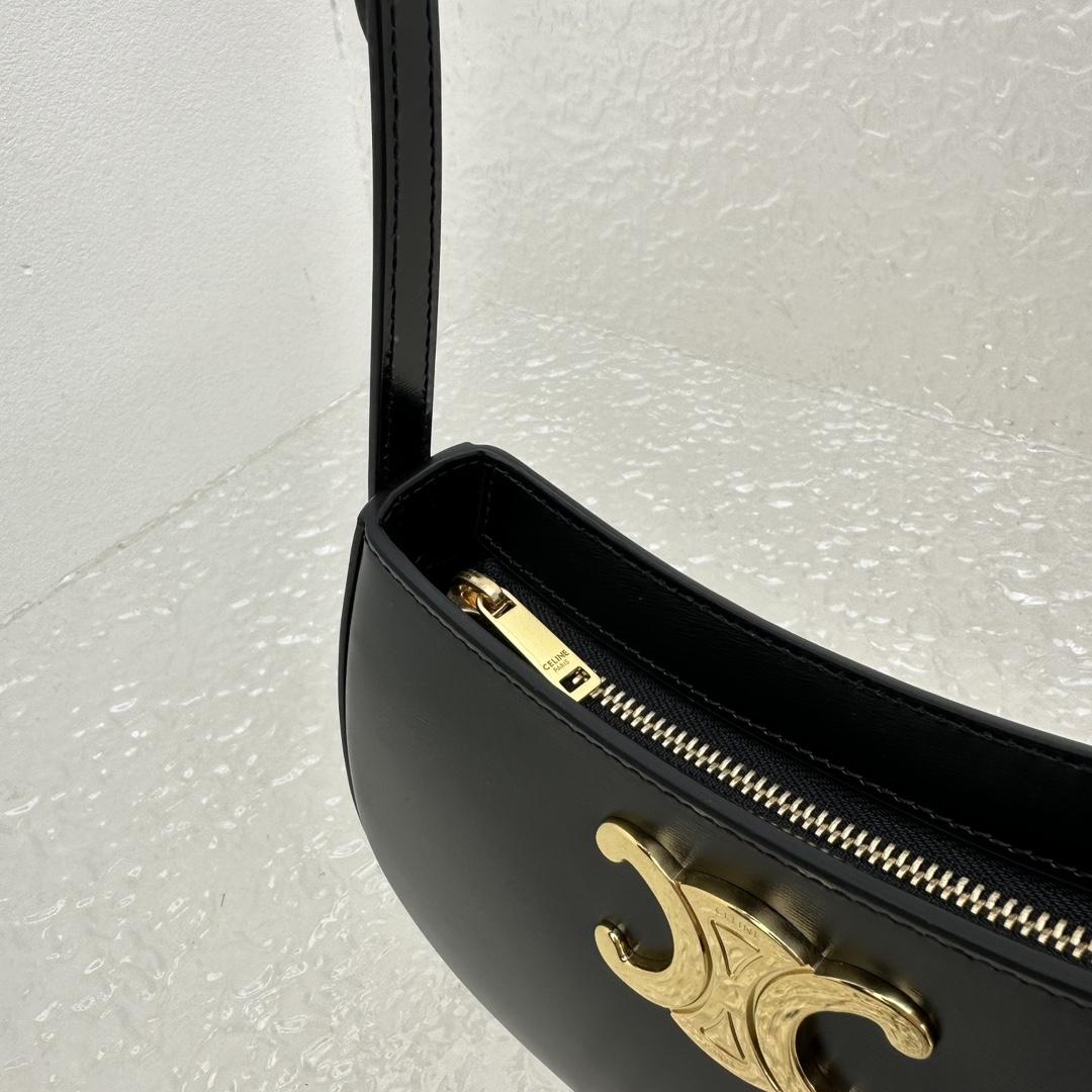 Celine Medium Tilly Bag In Shiny Calfskin - DesignerGu