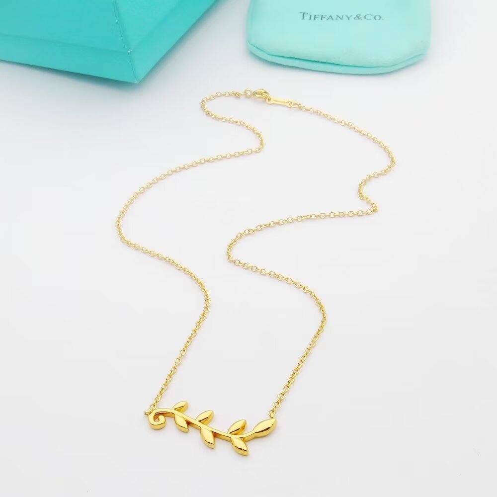 Tiffany&CO Olive Leaf Vine Pendant - DesignerGu