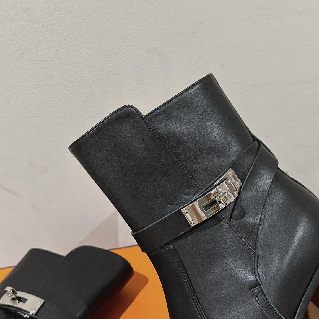 Hermes Frenchie 50 Ankle Boot - DesignerGu