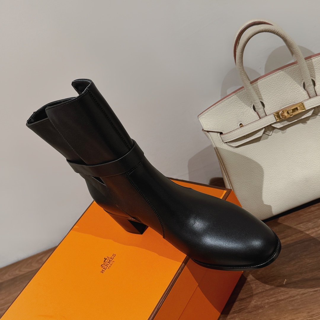 Hermes Frenchie 50 Ankle Boot - DesignerGu