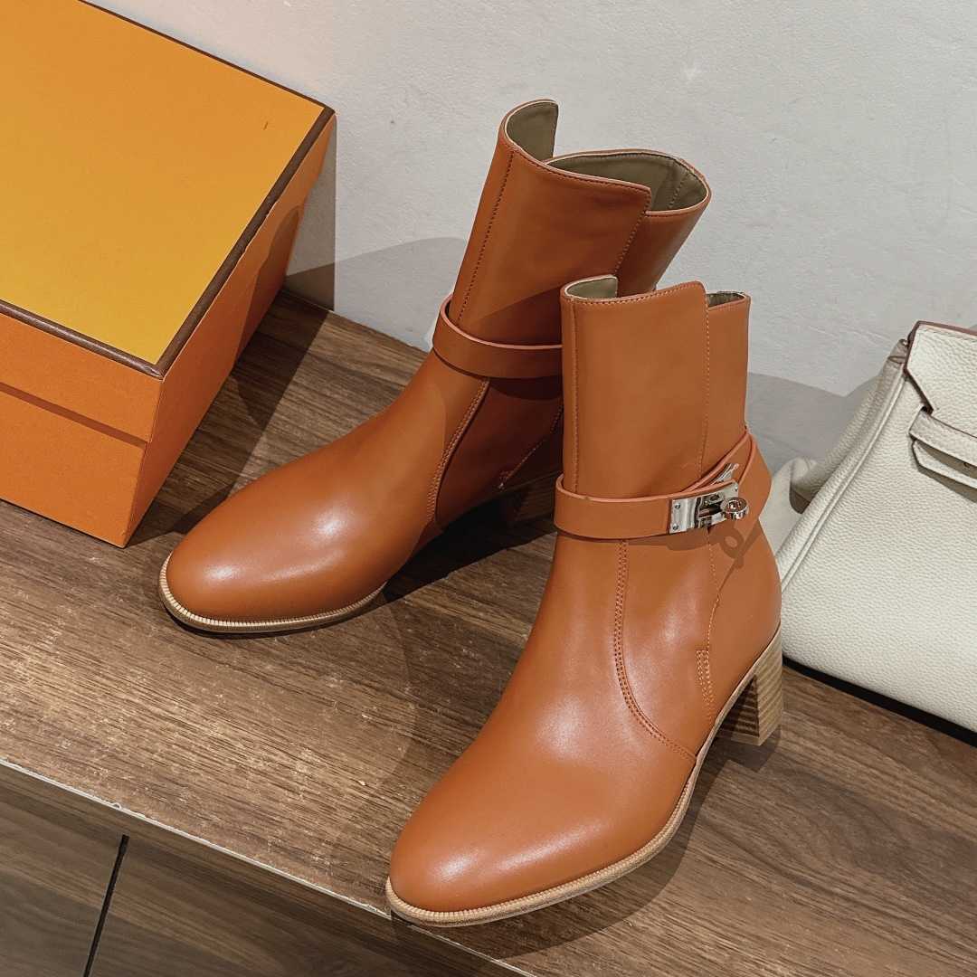 Hermes Frenchie 50 Ankle Boot - DesignerGu