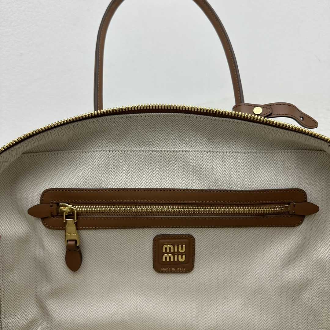 Miu Miu Leather Patchwork Bag - DesignerGu