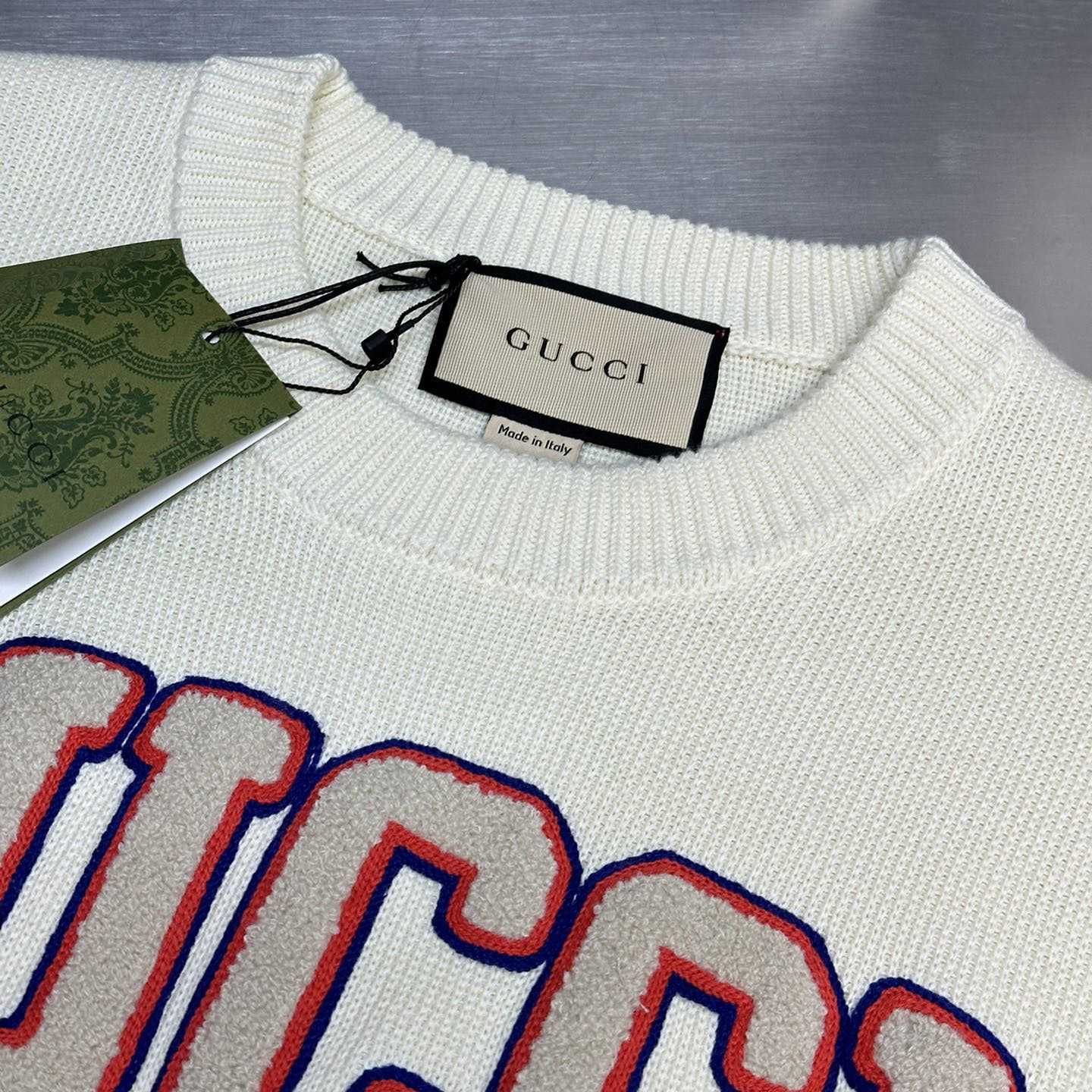 Gucci Cotton Jumper With Embroidery  - DesignerGu