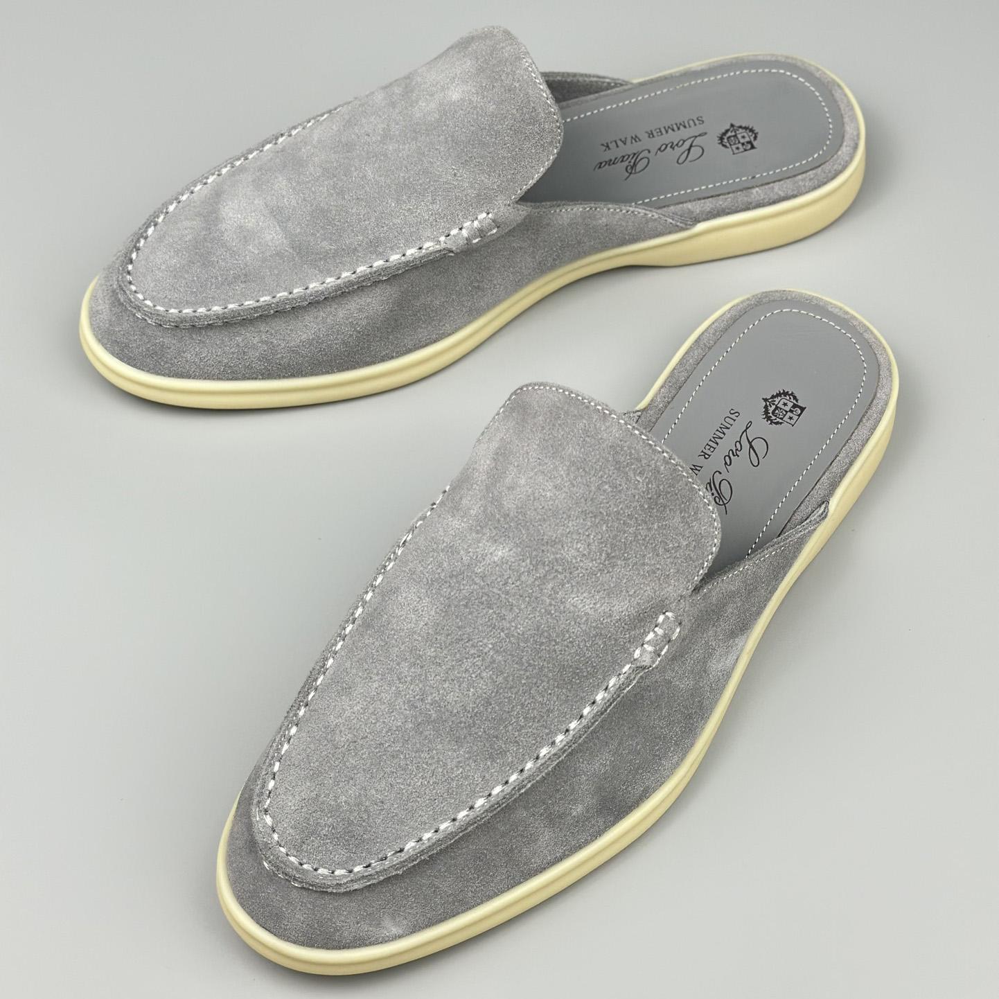 Loro Piana Babouche Walk Loafers - DesignerGu