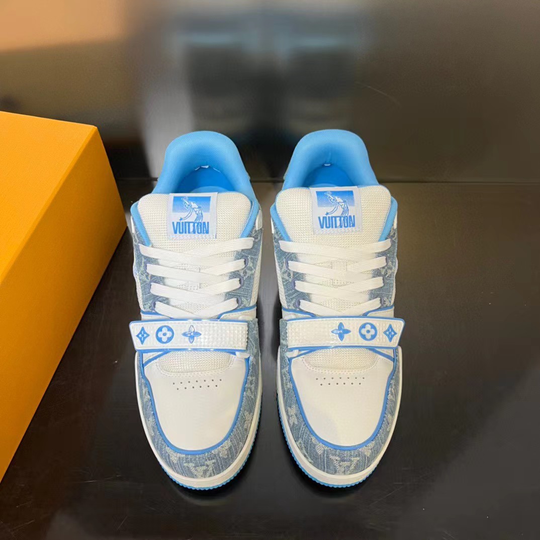 Louis Vuitton Trainer Sneaker(upon uk size) - DesignerGu