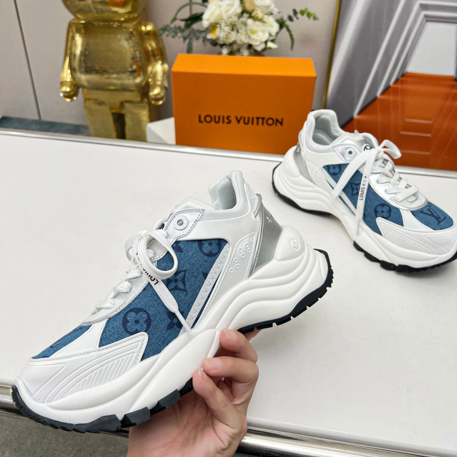 Louis Vuitton Run 55 Sneaker               1ABHQK - DesignerGu