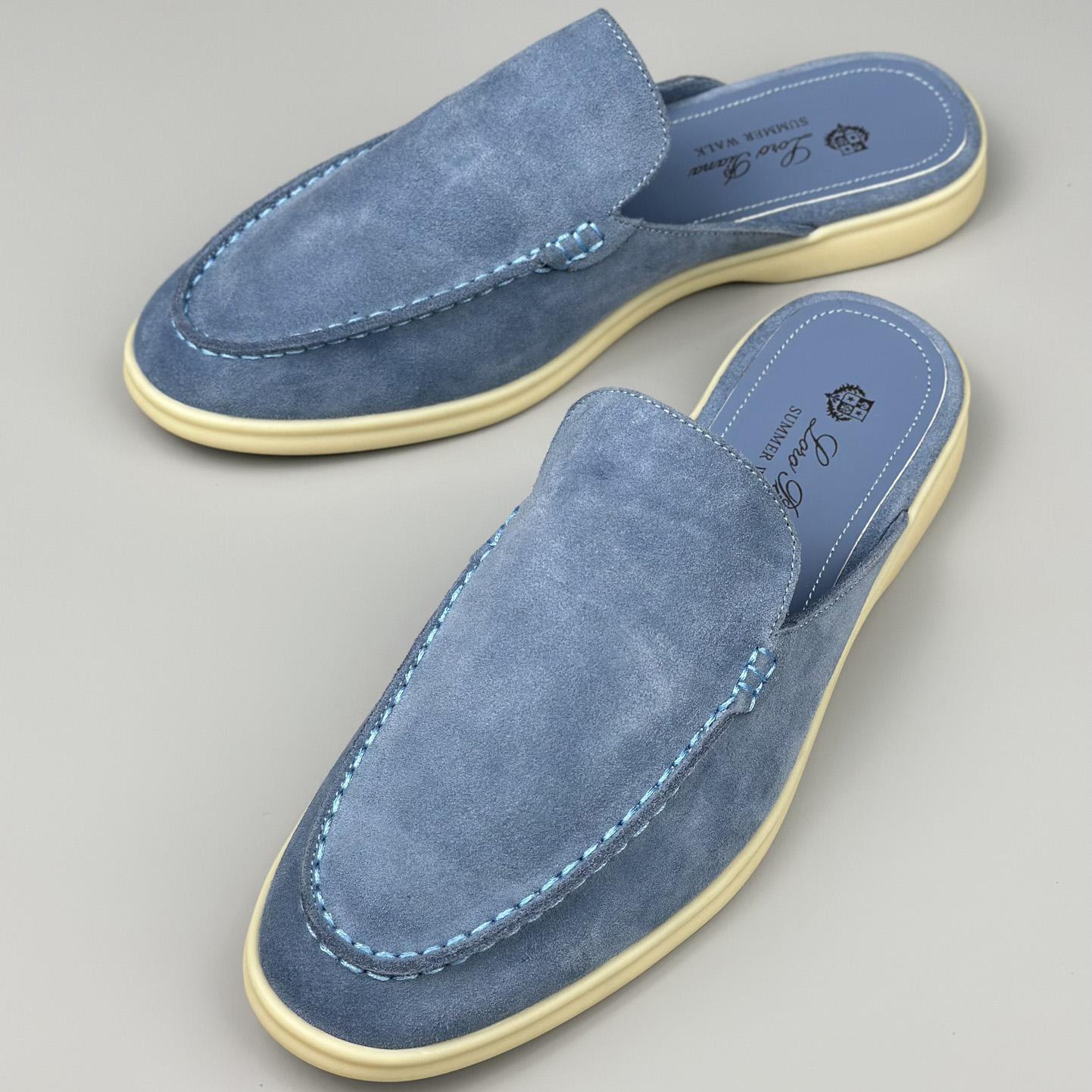 Loro Piana Babouche Walk Loafers - DesignerGu