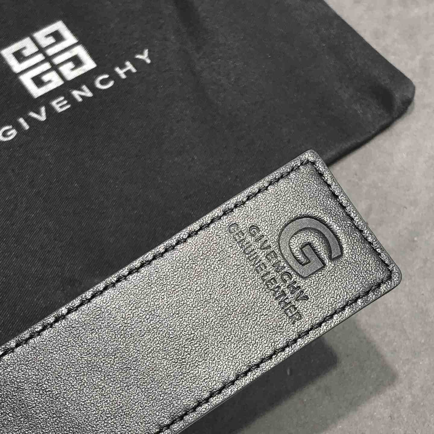 Givenchy 4G Reversible Belt In Leather And 4G Coated Canvas - DesignerGu