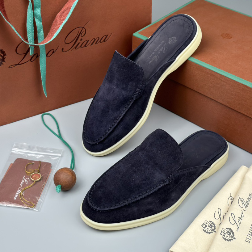 Loro Piana Babouche Walk Loafers - DesignerGu