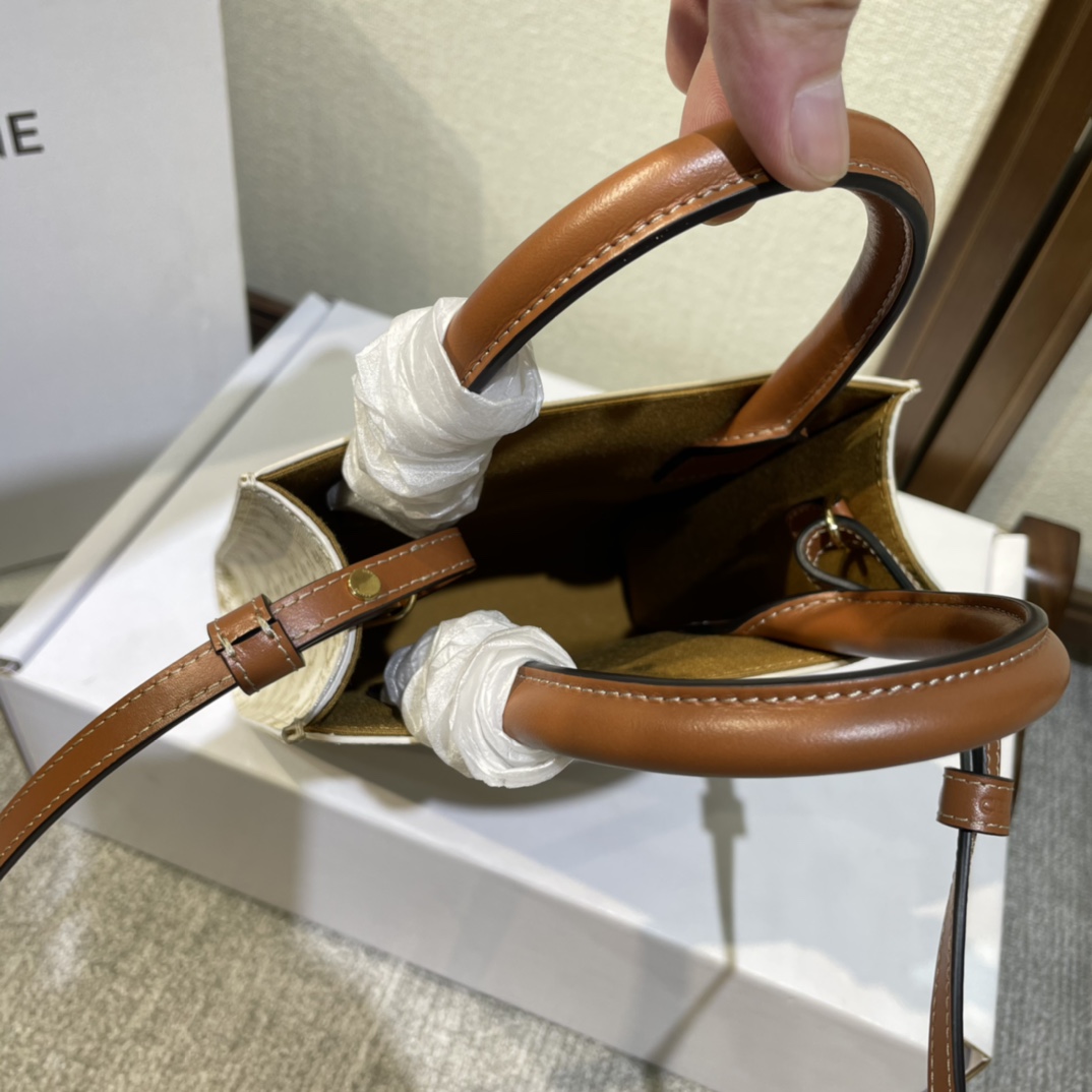 Celine Mini Vertical Cabas(17-21-4cm) - DesignerGu