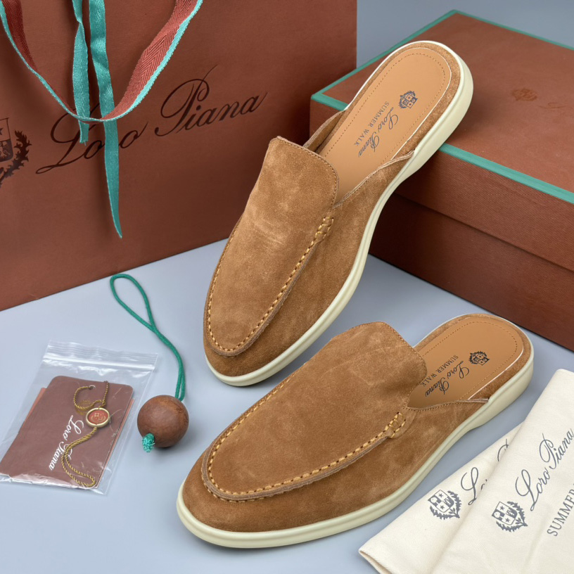 Loro Piana Babouche Walk Loafers - DesignerGu