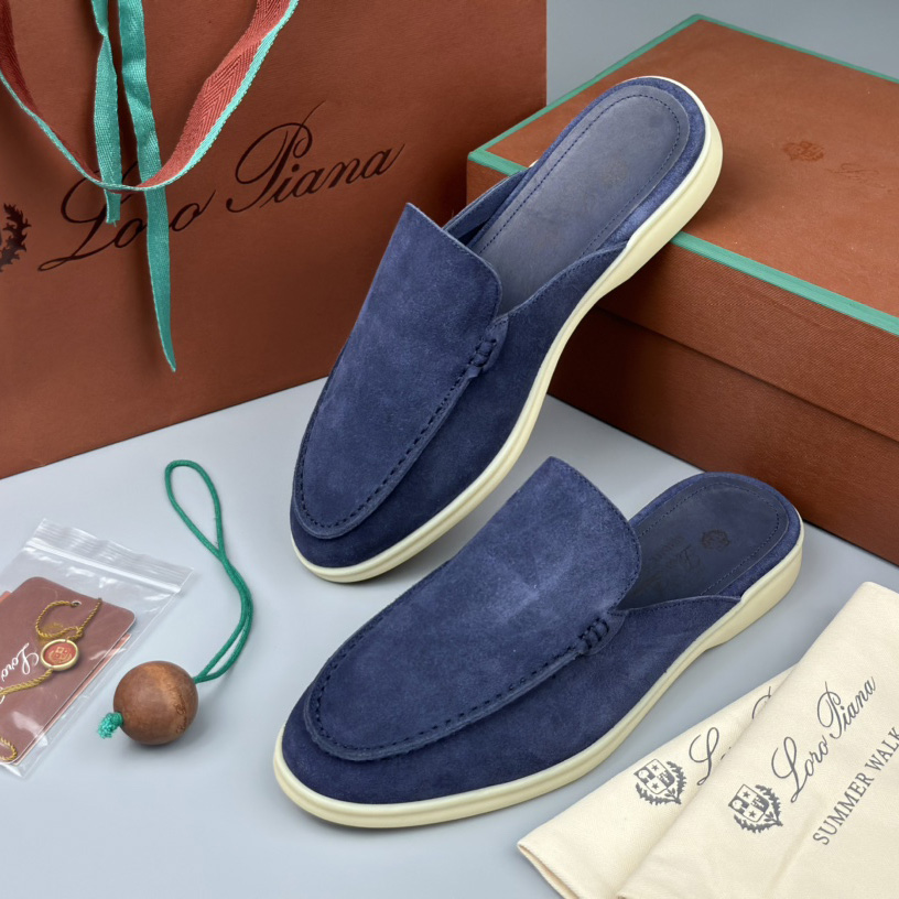 Loro Piana Babouche Walk Loafers - DesignerGu