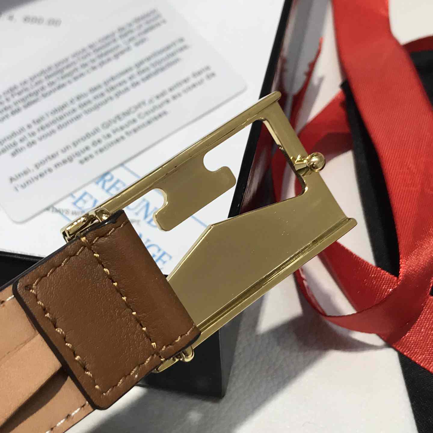 Givenchy  Leather Belt      30mm - DesignerGu