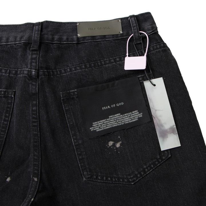 Fear Of God Denim Zip Detail Painters Selvedge Jeans - DesignerGu