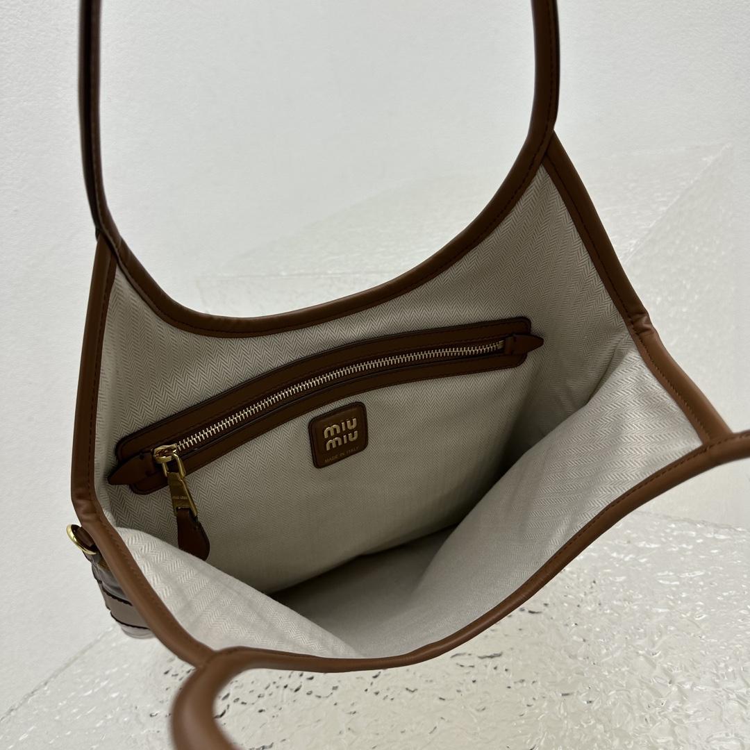 Miu Miu IVY Leather Patchwork Bag - DesignerGu