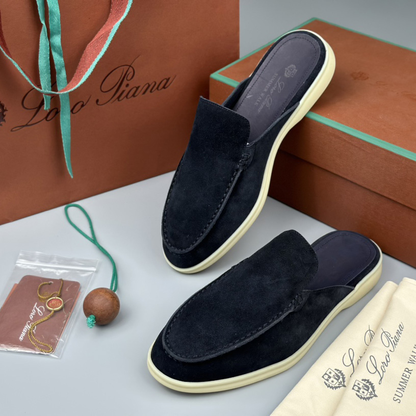 Loro Piana Babouche Walk Loafers - DesignerGu