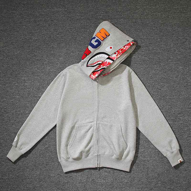 Bape Shark Zip Double Hoodie - DesignerGu