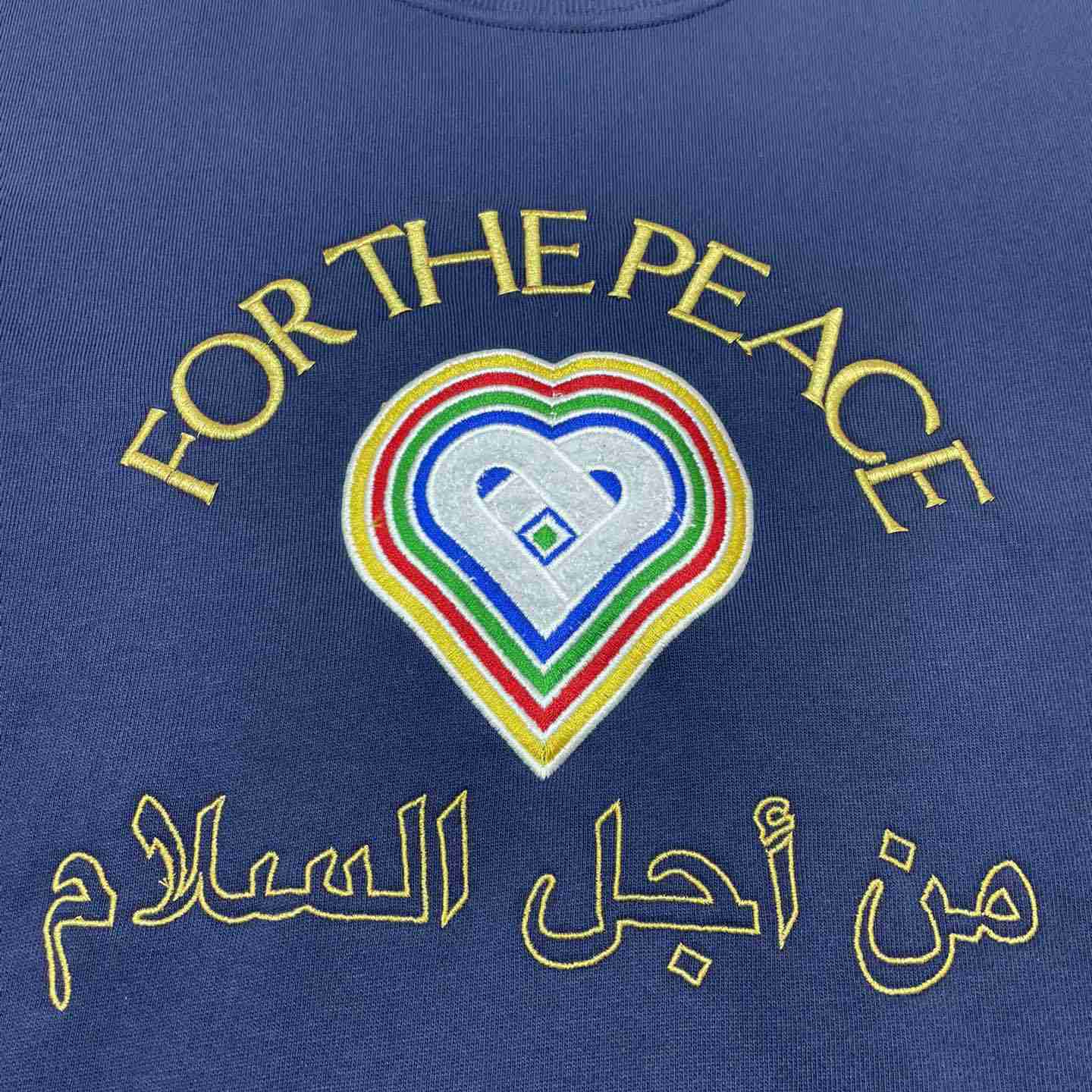 Casablanca For The Peace Embroidered Sweatshirt - DesignerGu