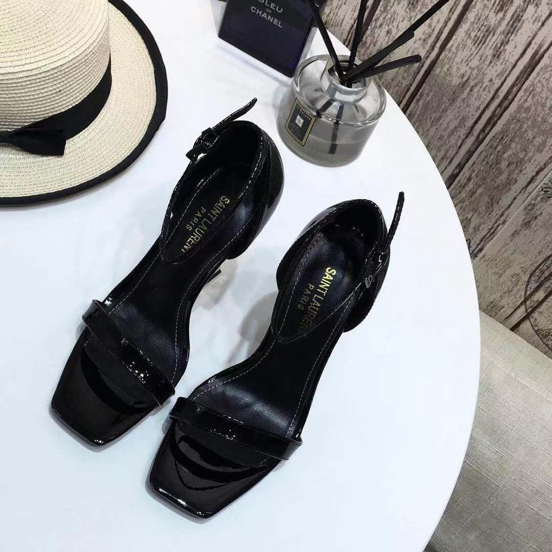 Saint Laurent YSL Heel Sandals - DesignerGu