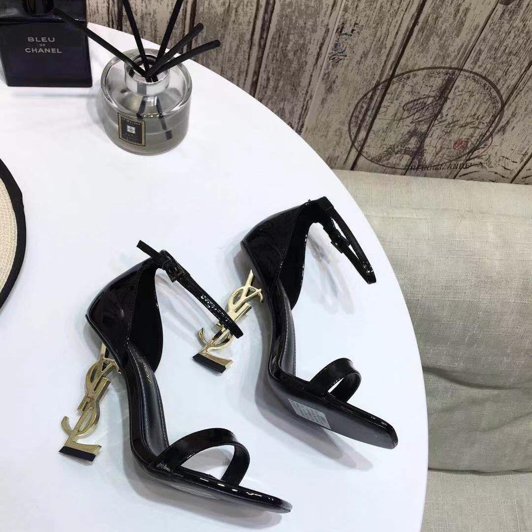 Saint Laurent YSL Heel Sandals - DesignerGu