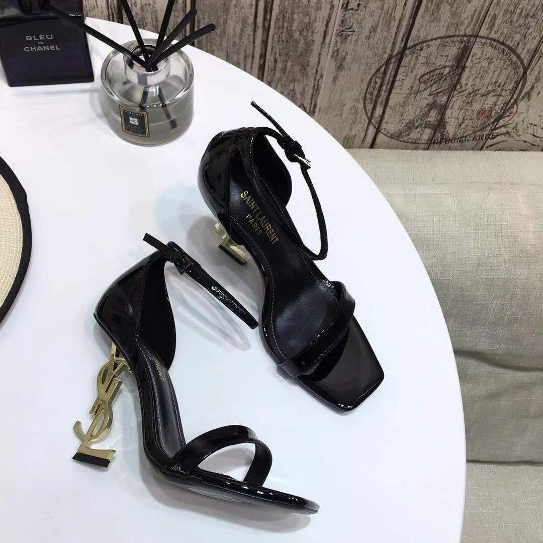 Saint Laurent YSL Heel Sandals - DesignerGu