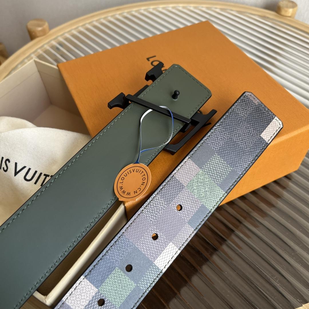 Louis Vuitton LV Mega Pixel 40mm Reversible Belt - DesignerGu