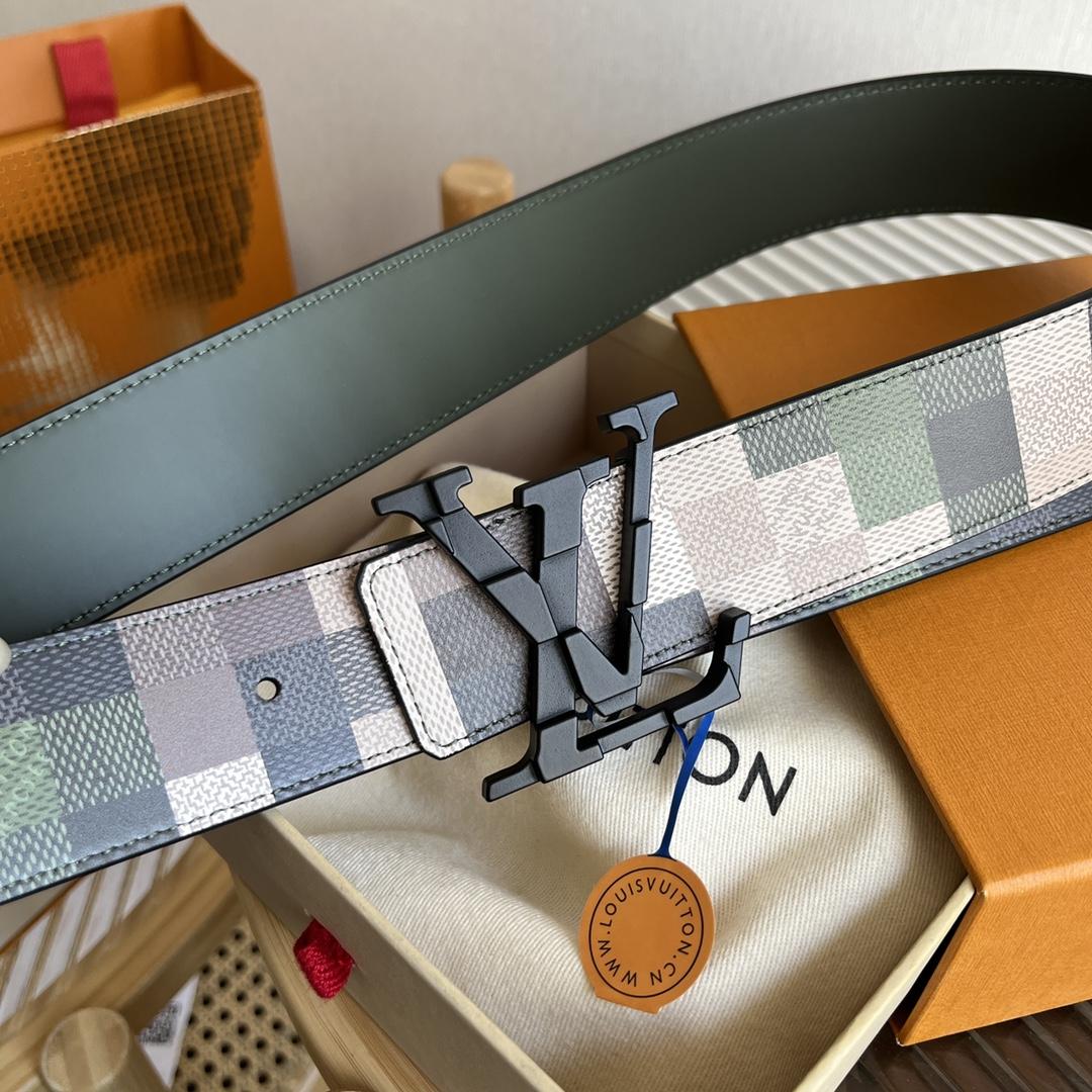 Louis Vuitton LV Mega Pixel 40mm Reversible Belt - DesignerGu