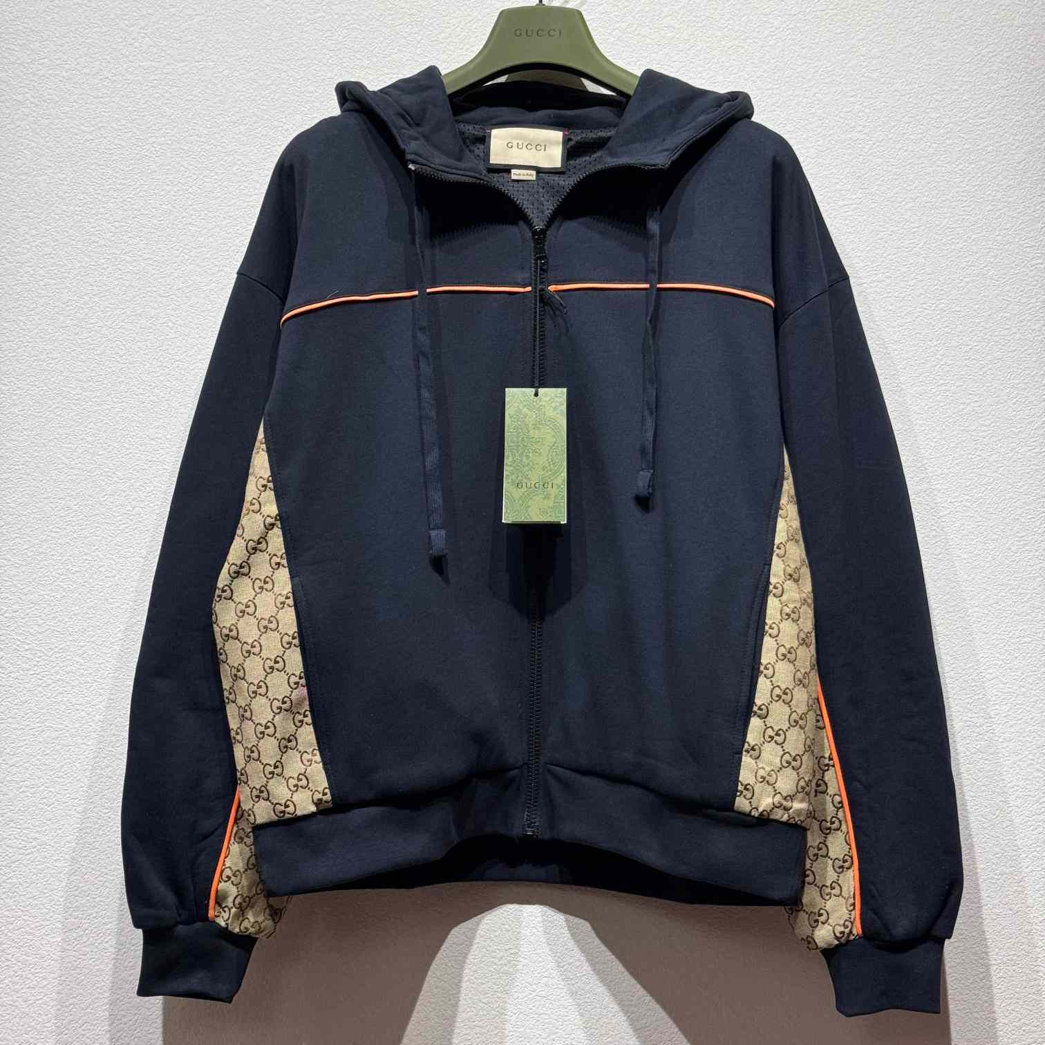 Gucci Cotton Jersey Zip Jacket - DesignerGu