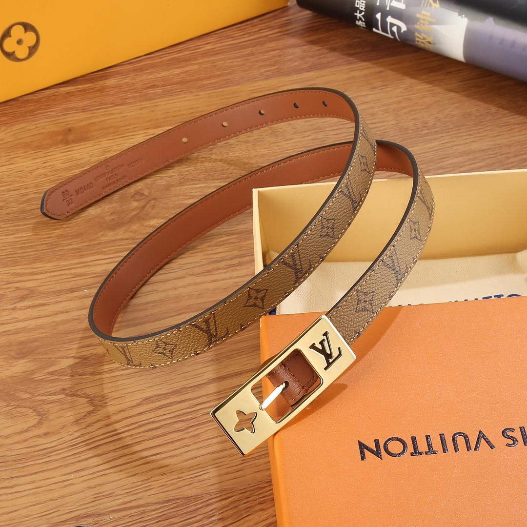 Louis Vuitton LV Duo 18MM Reversible Belt    M8369W - DesignerGu