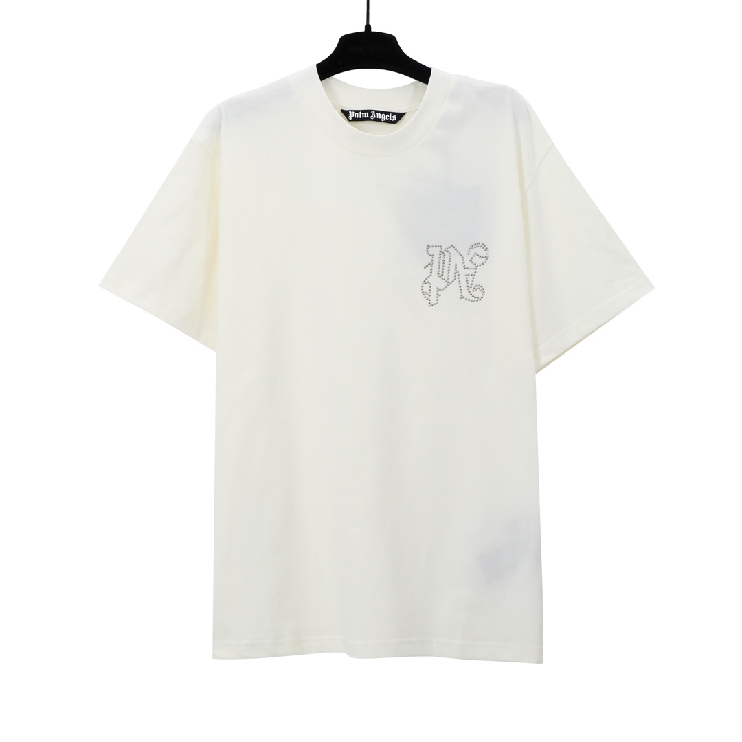  Palm Angels Stud-logo T-shirt - DesignerGu