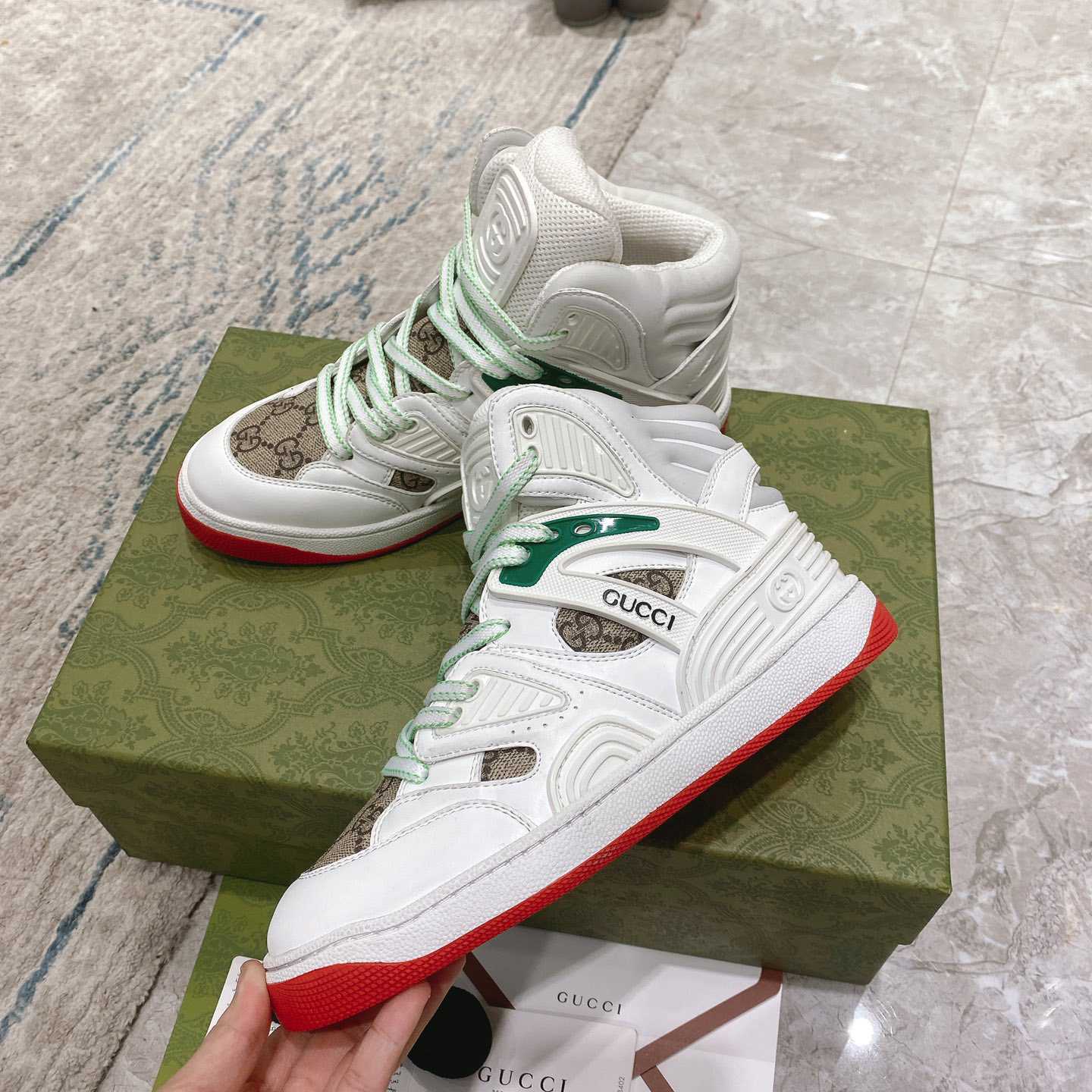 Gucci Basket Sneaker  - DesignerGu