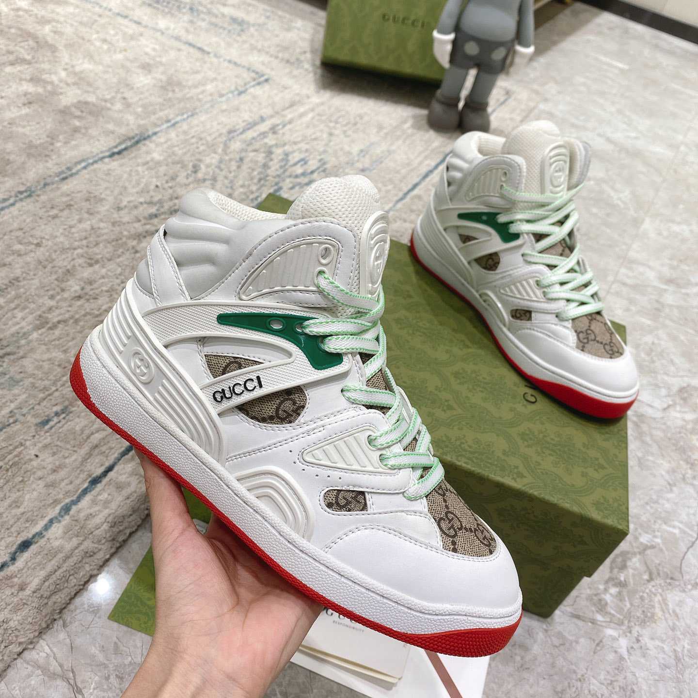 Gucci Basket Sneaker  - DesignerGu