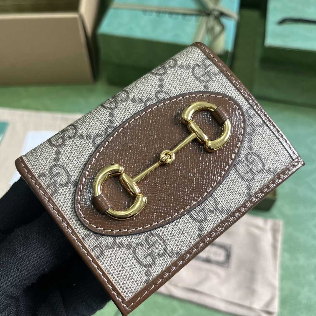 Gucci Horsebit 1955 Card Case Wallet - DesignerGu