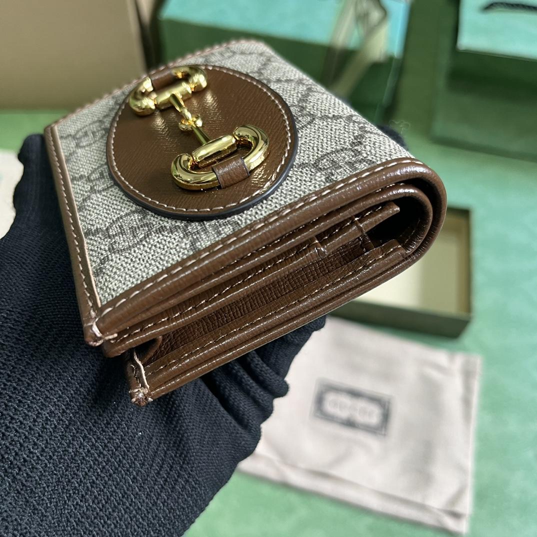 Gucci Horsebit 1955 Card Case Wallet - DesignerGu