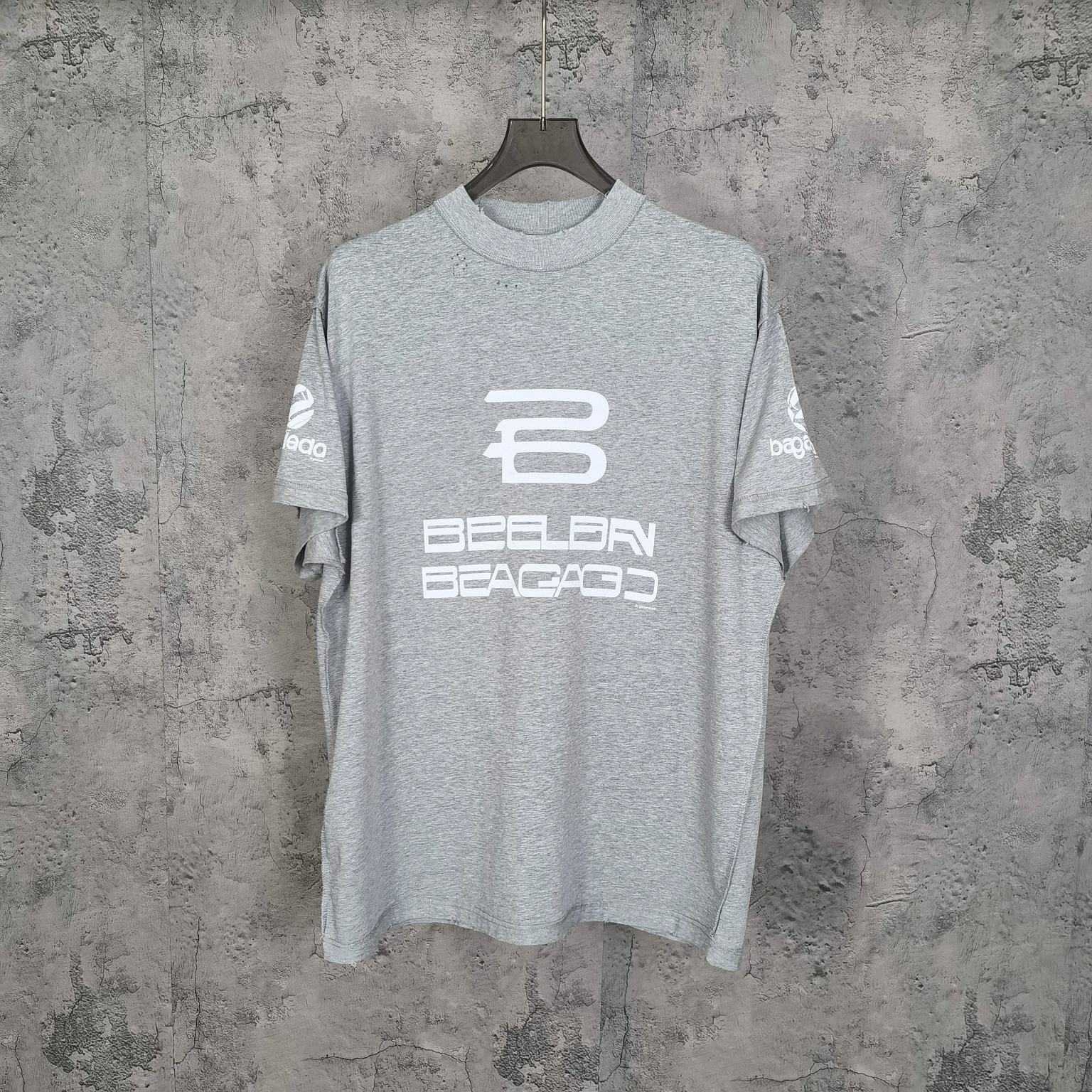 Balenciaga AI Generated T-Shirt Medium Fit In Grey - DesignerGu