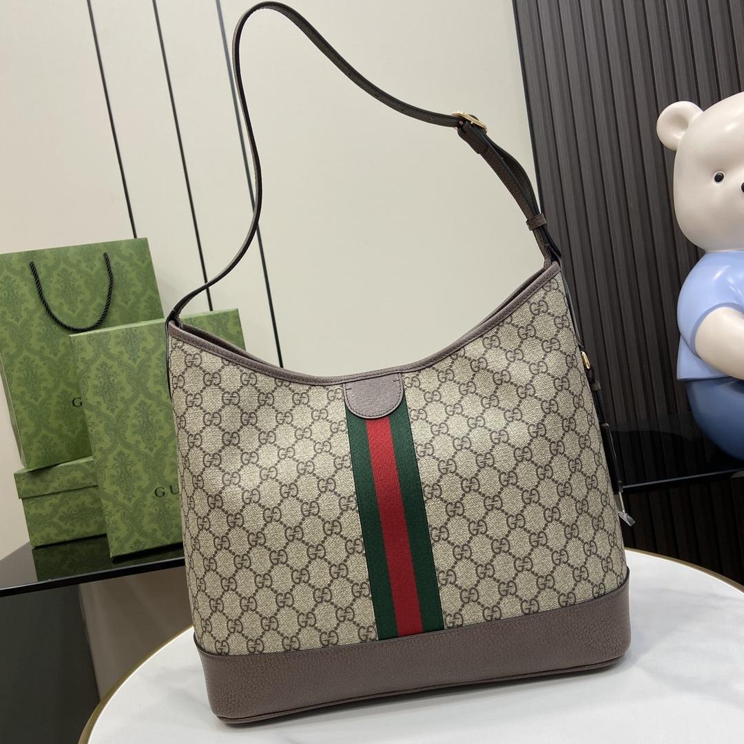 Gucci Ophidia GG Medium Shoulder Bag - DesignerGu