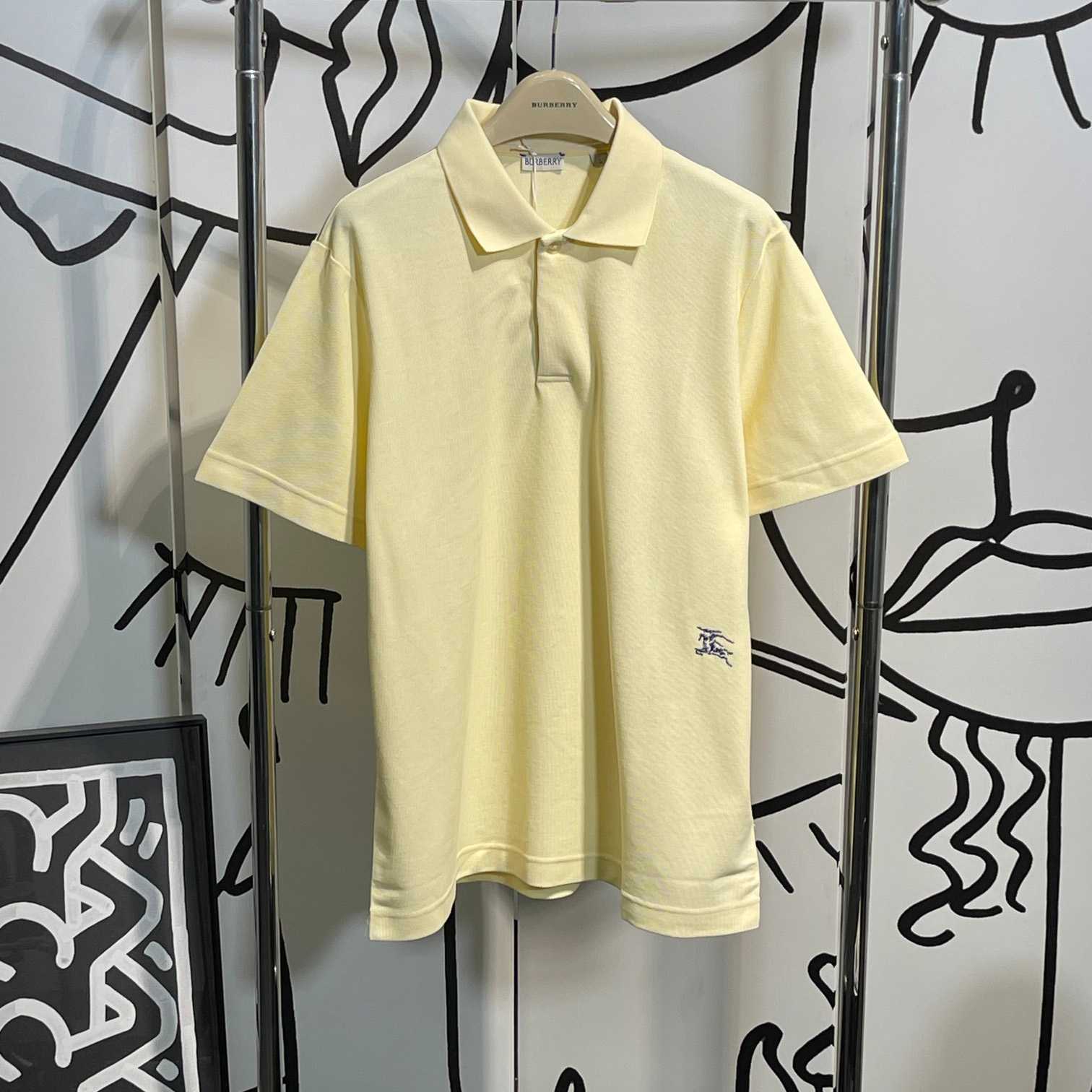 Burberry Cotton Polo Shirt   - DesignerGu