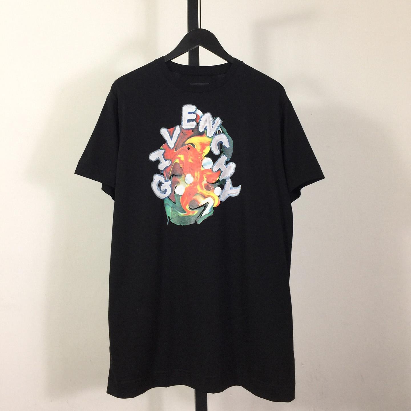 Givenchy Psychedelic oversized t-shirt in cotton - DesignerGu