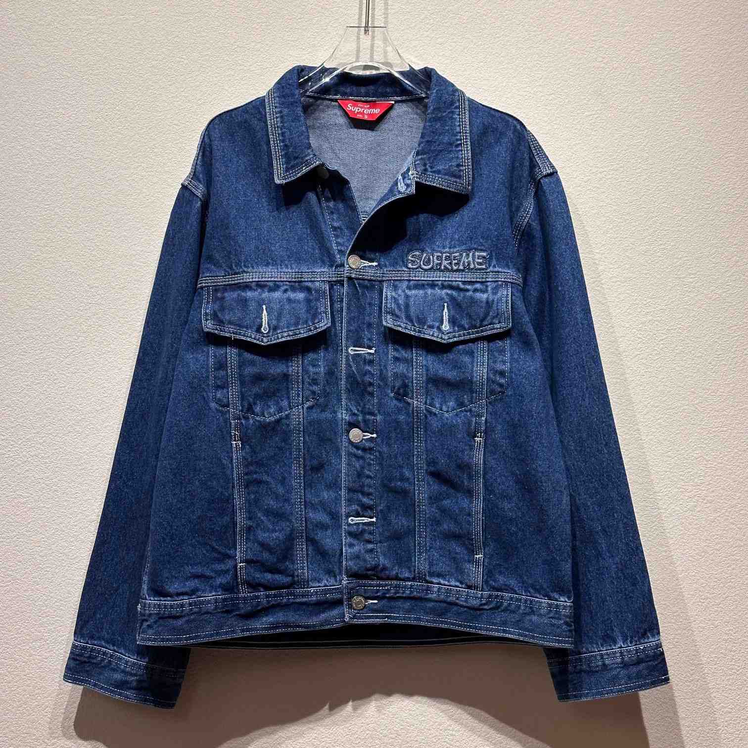 Supreme Studded Denim Trucker Jacket - DesignerGu