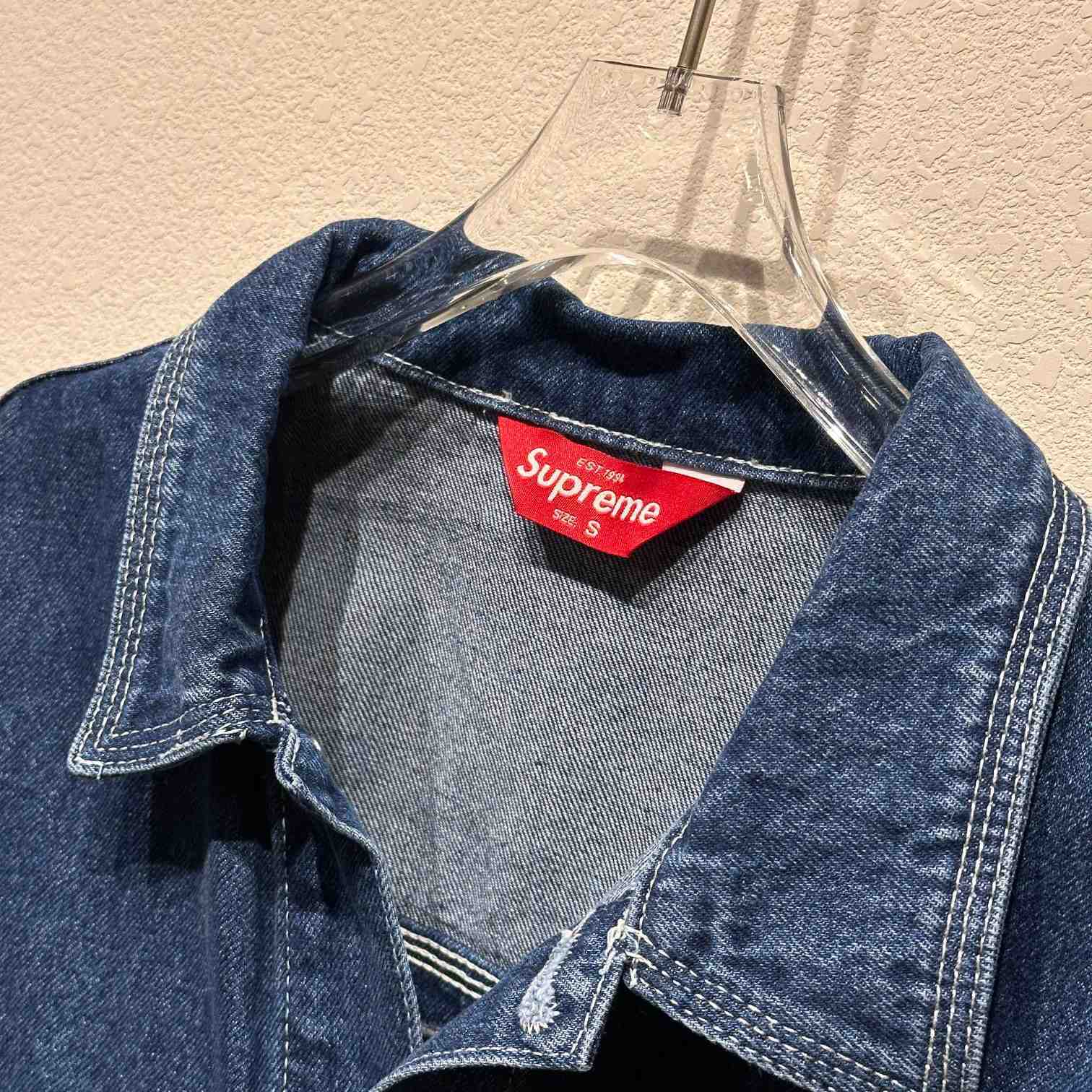 Supreme Studded Denim Trucker Jacket - DesignerGu