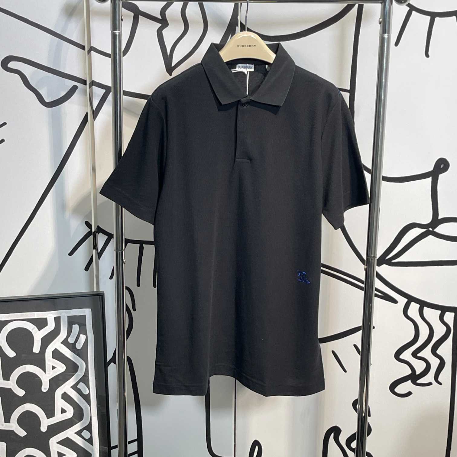 Burberry Cotton Polo Shirt   - DesignerGu